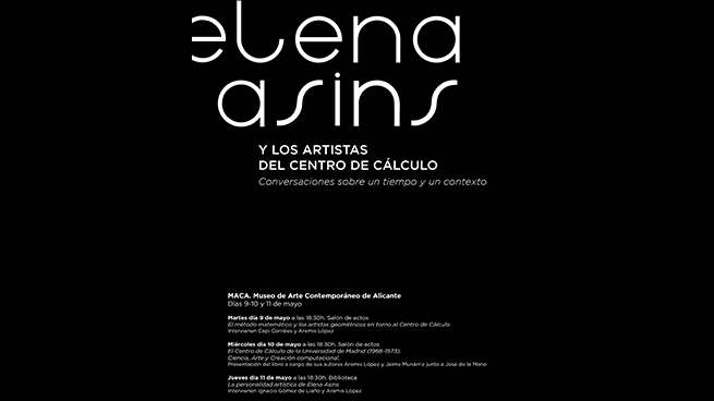 Elena Asins and the artists of the Computing Center