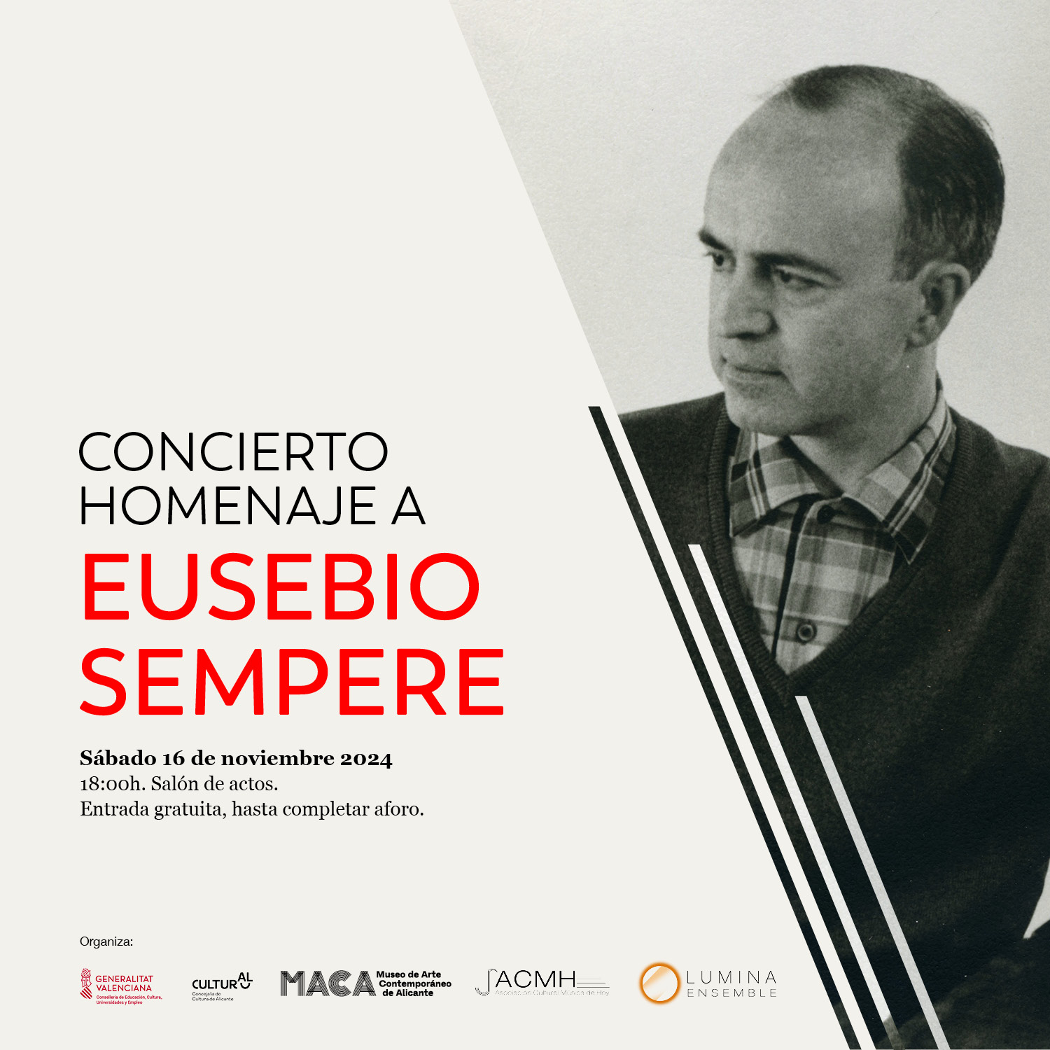 Concert homenatge a Eusebio Sempere