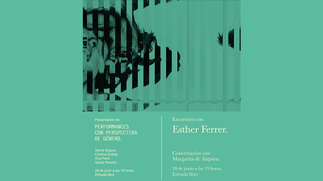 Presentación de performances y charla con Esther Ferrer