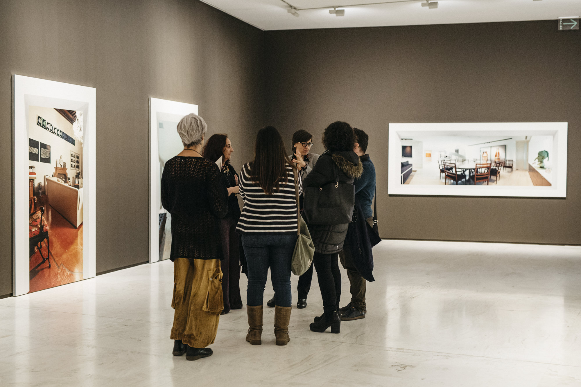 Taller exposició. Habitar l'art, fotografies de Montserrat Soto en la Col·lecció Telefònica