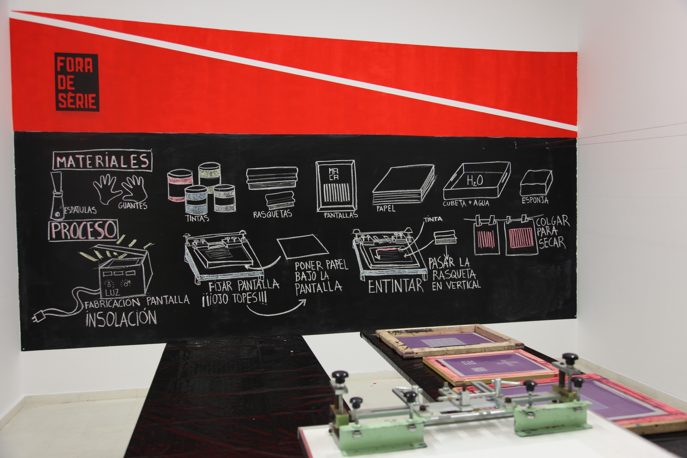 Workshop exhibition. Out of series, Ibero-Swiss Silkscreens