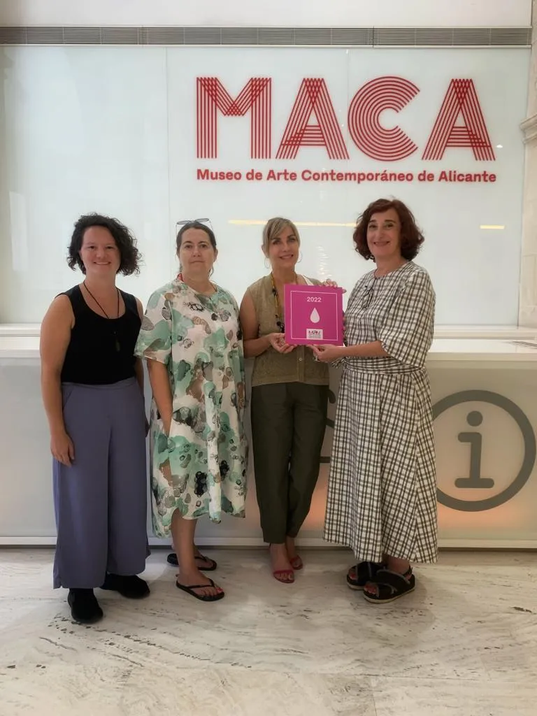 The MACA receives the MAV Drop as recognition for its work in promoting equality