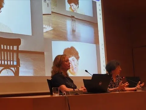 Meeting with Esther Ferrer at the MACA